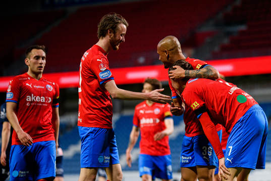 Helsingborgs Viktor Lundberg, Rasmus Jönsson och Anthony