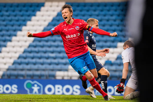Helsingborgs Viktor Lundberg jublar
