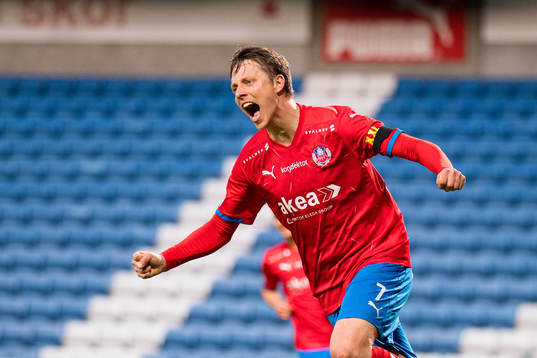 Helsingborgs Viktor Lundberg jublar