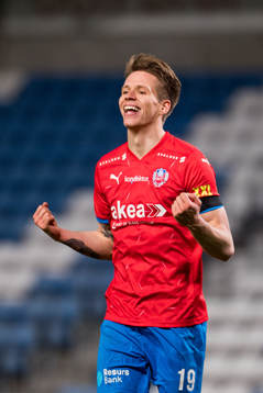 Helsingborgs Bödvar Bödvarsson jublar