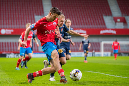 Helsingborgs Wilhelm Loeper och Örgrytes Hampus Dahlqvist