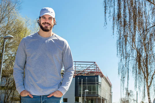 Rögles Moritz Seider och Eric Gelinas