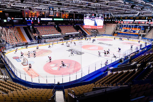Interiör vy av Vida arena