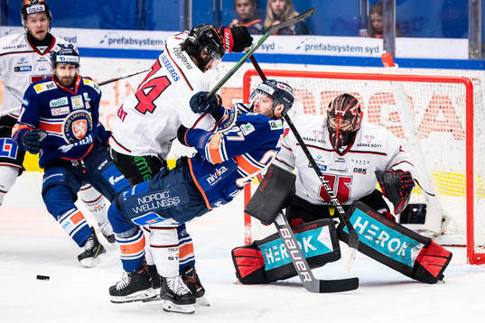 Växjös Martin Lundberg mot Örebros Nick Ebert och