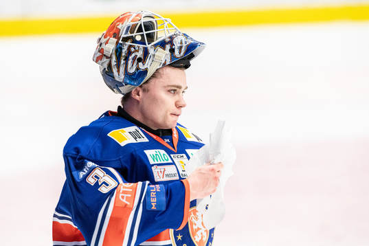 Växjös målvakt Erik Källgren
