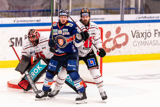 Växjös Martin Lundberg och Örebros Stefan Warg och