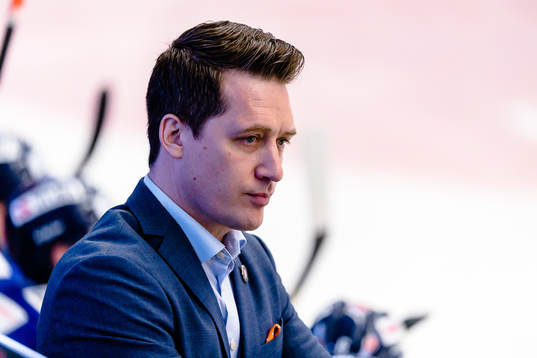 Växjös tränare Sam Hallam