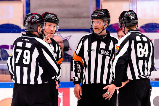 Linjedomare Henrik Pihlblad, Domare Tobias Björk, Domare