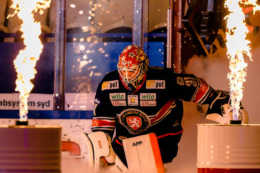 Växjös målvakt Erik Källgren