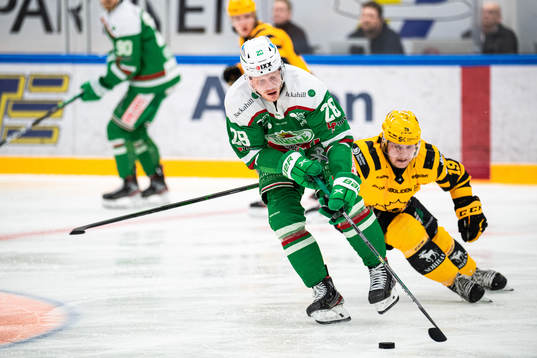 Rögles Anton Bengtsson och Skellefteås Tuomas Kiiskinen