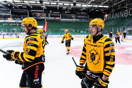 Skellefteås Arvid Lundberg och Adam Wilsby deppar