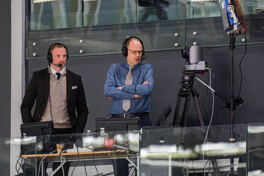 Staffan Kronwall och Lasse Granqvist från Cmore