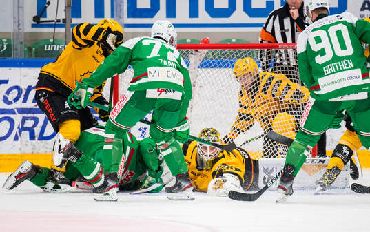 Skellefteås målvakt Gustaf Lindvall