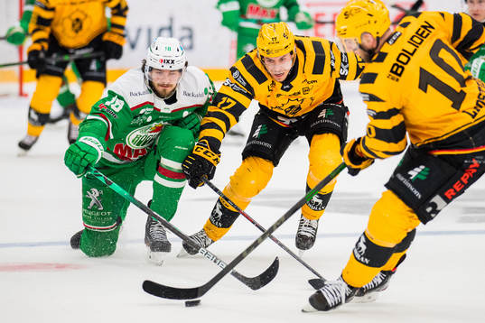 Rögles Dennis Everberg och Skellefteås Pär Lindholm