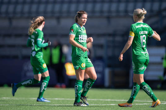 Hammarbys Hanna Folkesson jublar