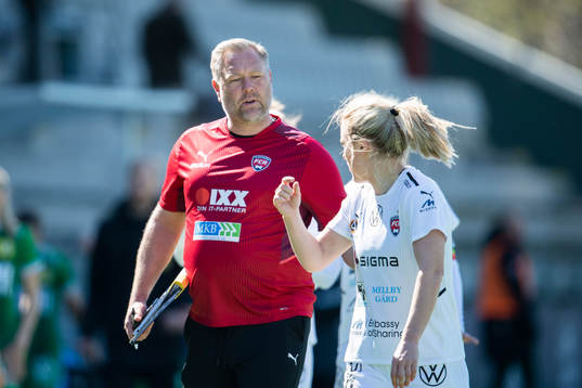 Rosengårds assisterande tränare Patrick Winqvist och