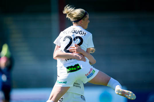 Rosengårds Olivia Schough jublar