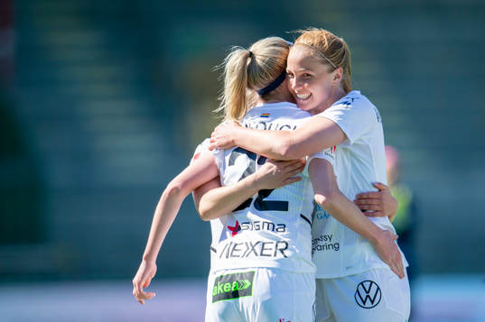 Rosengårds Olivia Schough jublar