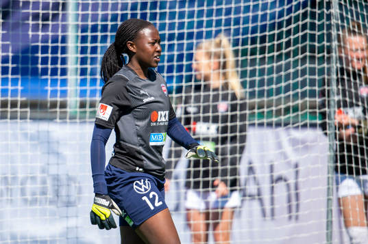 Rosengårds målvakt Angel Mukasa