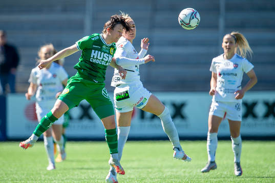 Hammarbys June Pedersen och Rosengårds Sanne Troelsgaard