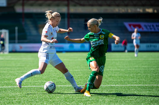 Rosengårds Mimmi Larsson och Hammarbys Alice Carlsson