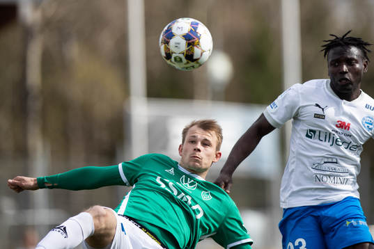 Brages Alexander Zetterström och Värnamos Alhassan A