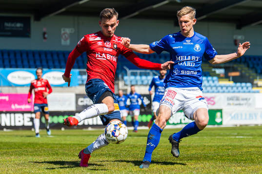 Örgrytes Ajdin Zeljkovic och Trelleborgs Fritiof Björkén