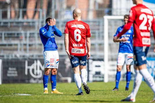 Trelleborgs Haris Brkic deppar