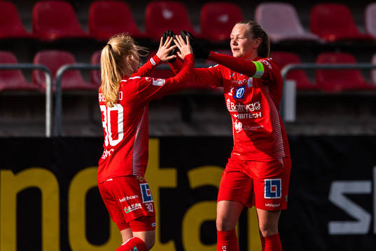 Linköpings Frida Leonhardsen Maanum jublar