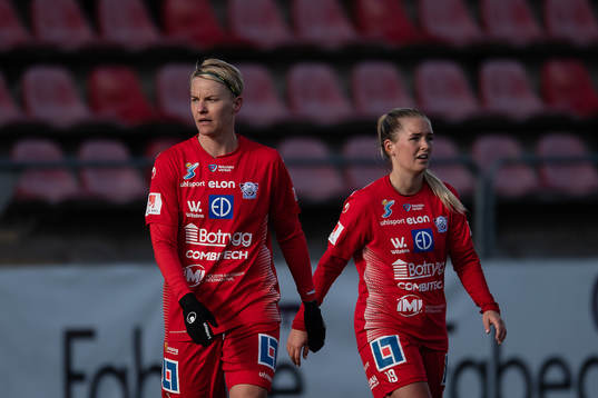 Linköpings Nilla Fischer och Ronja Aronsson