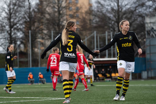 s Hannah Davidson och Evelina Finndell