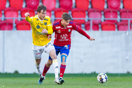 Falkenbergs Linus Dahl och Östers Tatu Varmanen
