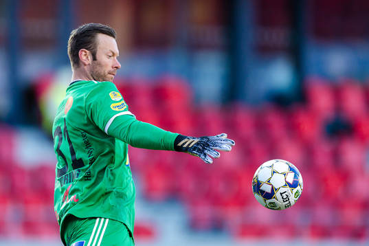 Falkenbergs målvakt Viktor Noring