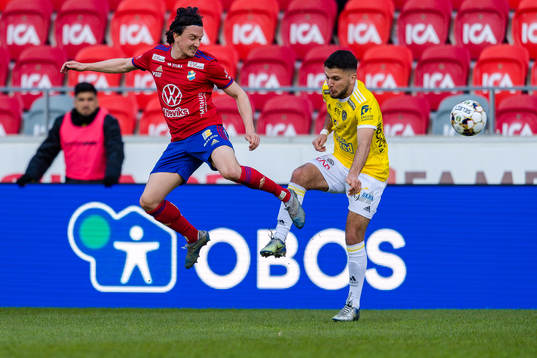 Östers Mattias Pavic och Falkenbergs Edi Sylisufaj