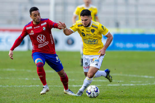 Östers Marc Rochester Sörensen och Falkenbergs Edi