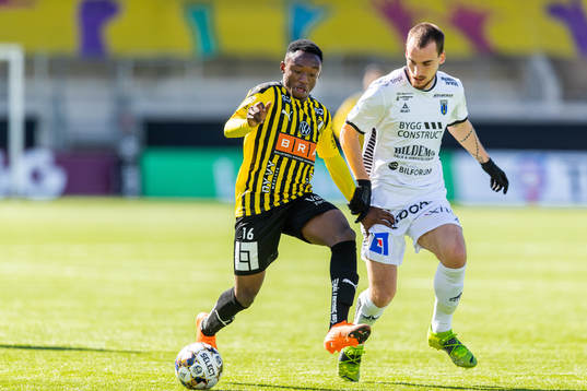 Häckens Benie Adama Traore och Sirius Adam Hellborg