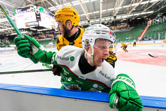 Skellefteås Petter Granberg och Rögles Anton Bengtsson