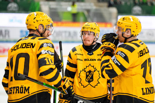 Skellefteås Joakim Lindström, Niclas Burström och Pär