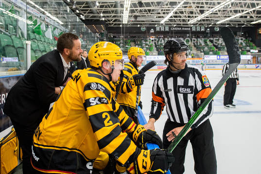 under semifinal två i SHL mellan Rögle och Skellefteå