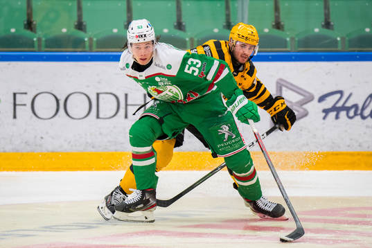 Rögles Moritz Seider och Skellefteås Darren Nowick