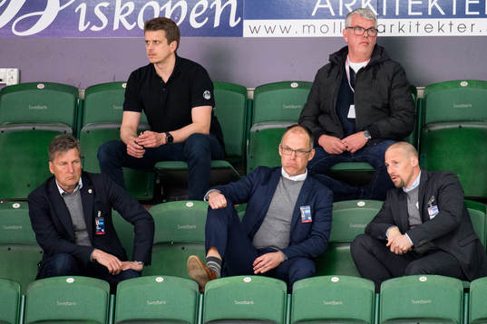 Rögles ordförande Håkan Eriksson, klubbdirektör Daniel
