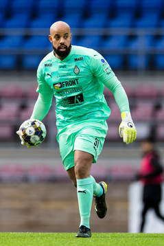 AFC Eskilstunas målvakt Joshua Wicks