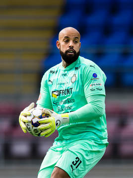 AFC Eskilstunas målvakt Joshua Wicks