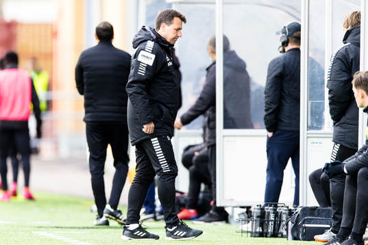 GAIS tränare Stefan Jacobsson deppar