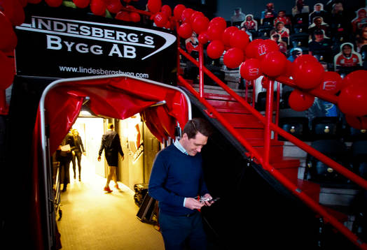 Växjös tränare Sam Hallam