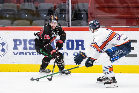 Örebros Joonas Rask och Växjös Hardy Häman Aktell