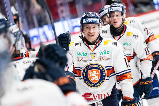 Växjös Marcus Sylvegård jublar