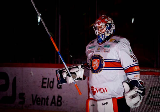 Växjös målvakt Erik Källgren