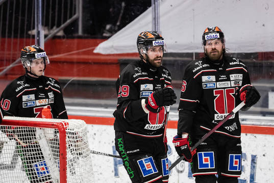 Örebros Ludvig Rensfeldt, Elias Ekström och Stefan Warg