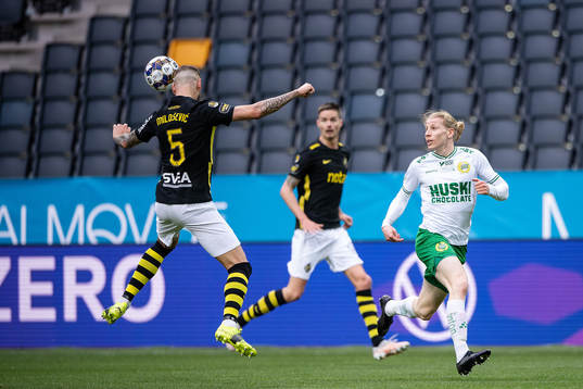 s Alexander Milosevic och Mikael Lustig mot Hammarbys